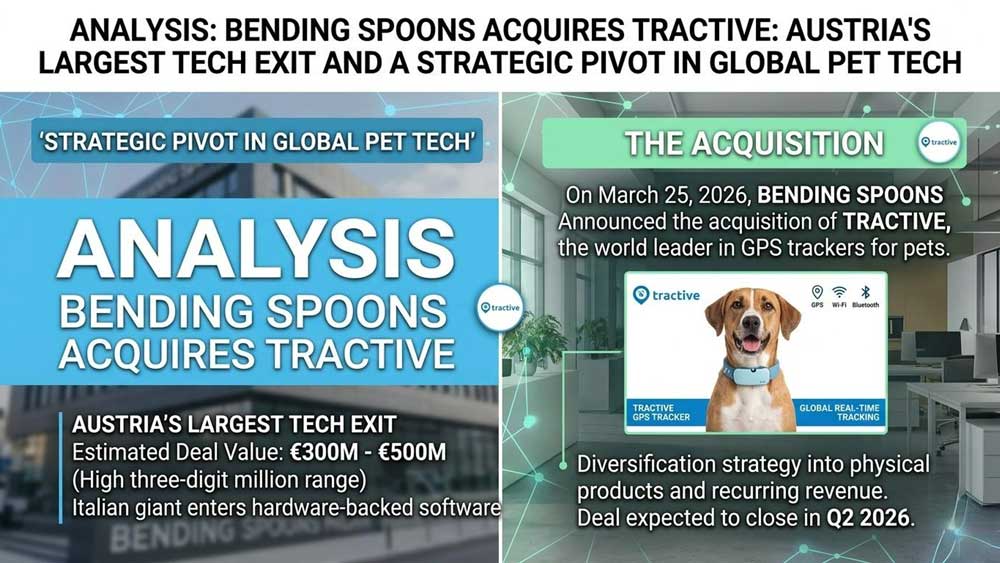 Analysis Bending Spoons Acquires Tractive: Austria's Largest Tech Exit and a Strategic Pivot in Global Pet Tech